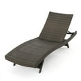 thumbnail image 6 of Noble House Thira Outdoor Wicker Chaise Lounge Chair (Set of 2) Mix Mocha, 6 of 22