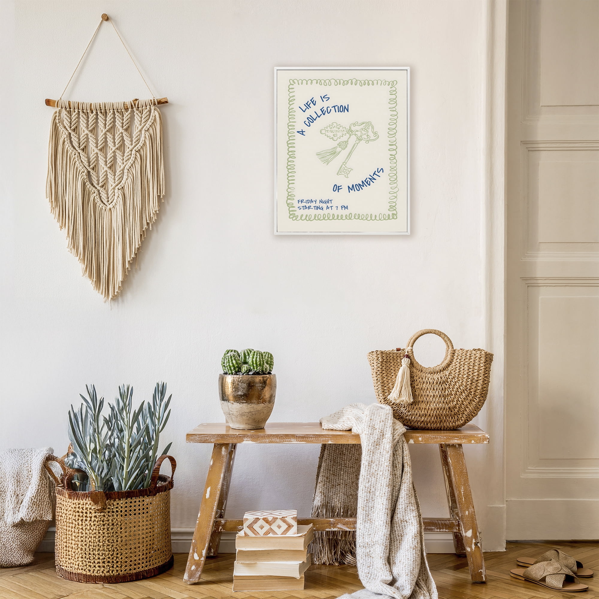 Stupell Industries A Collection of Moments White Framed Giclee Art, design by The Prints Vibe