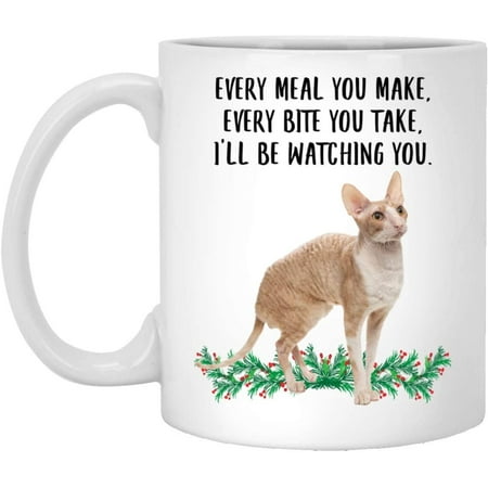 

Funny Cornish Rex Cat Gold Gifts For Women Mother s Day 2022 Every Meal You Make Every Bite You Take Coffee Mug Ceramic Cup White 11oz