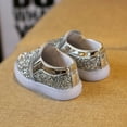 thumbnail image 5 of GYRATEDREAM Girl's Light Up Sequins Slip On Loafers Flashing LED Casual Shoes Flat Sneakers, 5 of 5