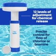 thumbnail image 4 of 440 Mini Premium Floater Dispenser for Spa, Hot Tub and Small Pools for 1 Inch Chlorine or Bromine Tablets. (Tablets NOT Included) Adjustable Chemical Float from 0 to 13 Flow Control, 4 of 6