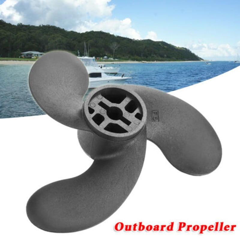 Marine Boats Black Outboard Propeller Replacements For Tohatsu Mercury Sports 