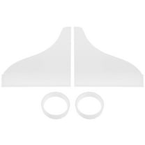 ifundom 2-Pack Acrylic Bathtub Splash Guard with High Transparency and Strong Adhesion for Bathroom Safety