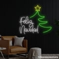 thumbnail image 3 of Glowneon Feliz Navidad Neon Sign, Feliz Navidad LED Sign, Spain Christmas Decor, Christmas Tree LED, 3 of 5