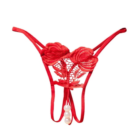 

ZMHEGW Underwear Women Thongs Lace Bikini G String Thong Stretch Ladie Brief Thong Women S Panties