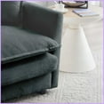thumbnail image 2 of Mid-Century Modern 3-Seater Gray Chenille Sofa with 5 Pillows - Sturdy Solid Wood Frame for Living Room, 2 of 10