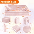 thumbnail image 2 of 12PCS Modular Kids Play Couch, Toddler Sofa, Children Creative Convertible Foam Sofa Living Room Sectional Couch for Boys Girls 3-8, Pink, 2 of 8