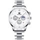 thumbnail image 1 of Nuevo Reloj De Negocios Para Hombre, Reloj De Pulsera De Cuarzo Con Diseño Retro De Aleación De Acero, Reloj De Calendario Para Negocios Diarios Kearding AP007039-04, 1 of 3