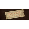 thumbnail image 2 of Ritter, Gina 24x12 Gold Ornate Wood Framed with Double Matting Museum Art Print Titled - Now Showing Tickets, 2 of 4