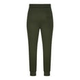 thumbnail image 4 of Tawop Mens Sweatpants,with Pockets Mens Fashion Joggers Sports Pants - Cotton Pants Sweatpants Trousers Mens Long Pants Army Green 6, 4 of 6