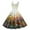 Khaki, variant on TSADFHJI Skirts for Women Long Length Knit Vintage Dresses for Women Sleeveless Knee Length Retro A Line Flared Swing Formal Prom Party Dress Xl Purple