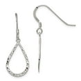 thumbnail image 3 of 925 Sterling Silver Dangle Shepherd Hook Earrings, 3 of 5