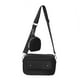 thumbnail image 3 of Bolso bandolera para hombre con monedero, bandolera ajustable con correa para el hombro. Negro, 3 of 9