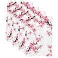 thumbnail image 2 of Pink Flowers Kitchen Towels Set of 4, Pink Blossoms Botanical Floral Branches Absorbent Dish Towels for Kitchen, Microfiber Hand Towel, Quick Drying Tea Towel for Cleaning Decorative Dishcloths, 2 of 7