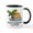 White/Black Inside, variant on CafePress - California Santa Barbara Mugs - 11 oz Ceramic Mug - Novelty Coffee Tea Cup