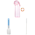 thumbnail image 1 of Botella Con Aroma A Prueba Fugas 650 Ml Cápsula Sabor (transparente) Rosa, 1 of 8
