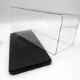 thumbnail image 2 of arctrm 1:24 Clear Acrylic Display Case Countertop Box Display Box Organizer Transparent Black, 2 of 8