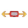 thumbnail image 4 of Motorcycle Turn Signals, Motorcycle Helmet Light Bicycle Scooter Riding USB Rechargeable Remote Control Warning Light, 4 of 7