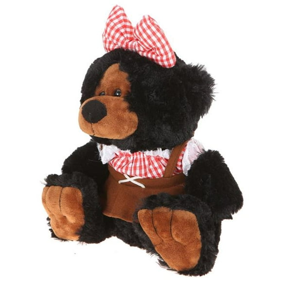 Giftable World B01016 10 Po Peluche Colline Billy Fille Ours - Noir