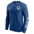 thumbnail image 2 of Men's Darius Rucker Collection by Fanatics Royal Indianapolis Colts Washed Waffle-Knit Long Sleeve T-Shirt, 2 of 3