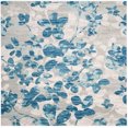 thumbnail image 2 of Safavieh Evoke Pavel Floral Area Rug, Gray/Light Blue, 3' x 3' Square, 2 of 11