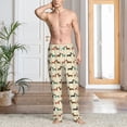 thumbnail image 6 of Lsque Dachshund Dog Print Men's Pajama Pants, Lounge Pant - Comfortable Home Wear,Elastic Waistband, Stylish Design-X-Large, 6 of 9