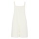 thumbnail image 4 of Gibobby pantalones holgados de oficina Monos cortos de verano para mujer, monos informales holgados sin mangas con tirantes y , monos con bolsillos(Blanco， XL), 4 of 5