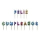 thumbnail image 2 of Vela Party is On Parafina Feliz Cumpleaños Letras Multicolor, 2 of 4