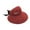 Red, variant on ZHENHONG Sun Hats for Women Foldable Wide Brim Straw Visors Bow Beach Hat Summer Summer Hat