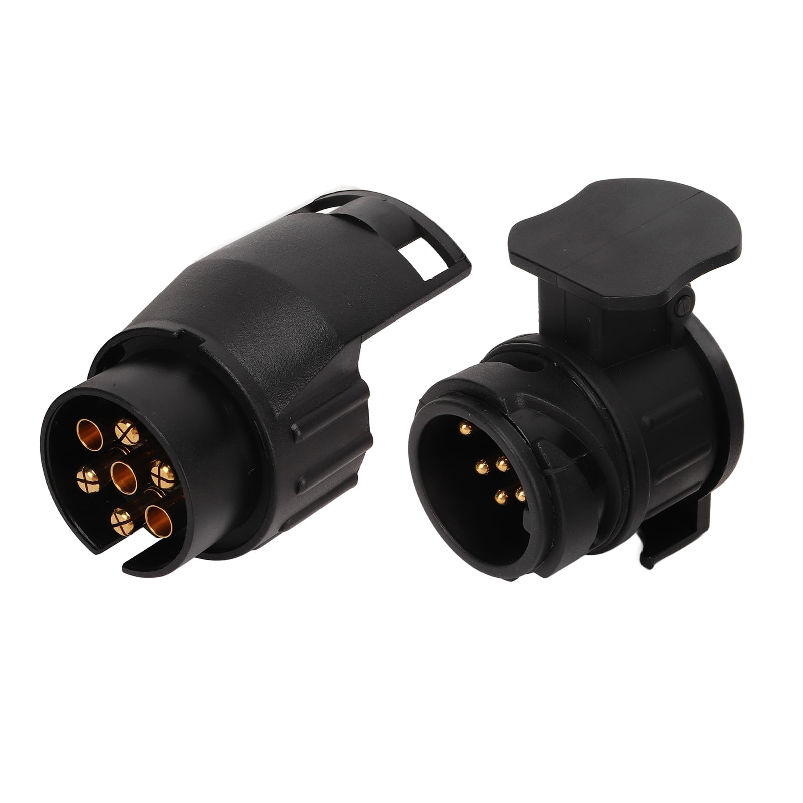 Tow Bar Plug Adaptor, 7 Pin To 13 Pin And 13 Pin To 7 Pin 12V Trailer