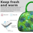 thumbnail image 3 of Insulated Lunch Bag Women, Reusable Green Watercolor Sea Turtles Tote Lunch Box, Leakproof Cooler Lunch Bags for Work Office Travel Picnic, 3 of 4
