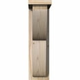 thumbnail image 2 of 5 1/2"W x 12"D x 20"H Crestline Smooth Corbel w/Backplate, Douglas Fir, 2 of 9