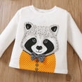 thumbnail image 6 of Hotiary Infant Toddler Baby 3 Piece Outfits Boys Long Sleeve Panda Print T-Shirt Top + Elastic Pants + Hat Cotton Set for 3-24 Months, 6 of 8