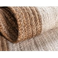 thumbnail image 6 of DecorAvenue Hand Woven Braided Farmhouse Jute Area Rug Off White Color 3 ft x 5 ft, 6 of 6