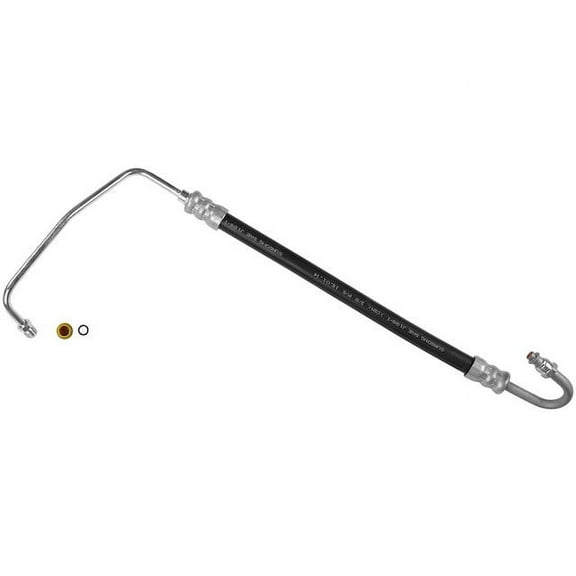 Power Steering Pressure Line Hose Assembly - Compatible with 1982 - 1991 Ford E-250 Econoline Club Wagon 1983 1984 1985 1986 1987 1988 1989 1990