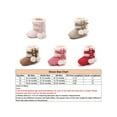 thumbnail image 2 of Frontwalk Baby Warm Shoes Slip On Winter Boot First Walker Boots Home Cute Slipper Booties Infant Plush Light Pink. 12-18 months, 2 of 6