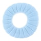 thumbnail image 1 of Funda para asiento de inodoro, cálida, suave, cómoda, lavable, reutilizable, antideslizante, reemplazo de almohadilla para asiento de inodoro, color azul, 1 of 10