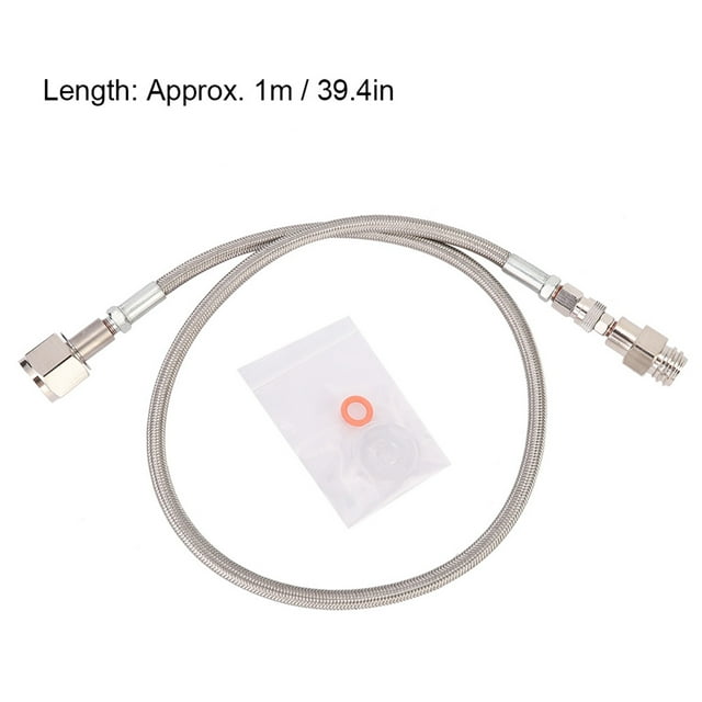 39.4in G1/2 CO2 Cylinder Refill Adapter Hose Soda Maker Direct Adapter High Pressure Hose CO2 For To External CGA320 Direct Adapter
