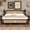 Espresso, variant on Harper & Bright Designs King Size Platform with Rattan Headboard and Footboard, Wooden Rattan Bed with Central Enhanced, Espresso