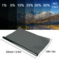thumbnail image 3 of Htwon Car Window Tint 15% VLT Film Roll Kit Uncut Decals Interior for Car Office Commercial, 3 of 11
