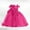 Hot Pink, variant on Flower Girl Dress Off Shoulder Bow Evening Gown Pageant Dress Birthday Parties Stage Performances Toddler Girls Party Wedding Dresses ,Size 3-4 Years