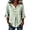 Khaki, variant on Womens Tops T-Shirts Breathable Blend 3/4 Sleeve Floral Print Boho Shirts