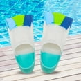 thumbnail image 6 of Kids Swim Fins Swimming Flippers Portable Non Slip Bottom Comfortable Swim Training Fins Snorkeling Fins for Beginner Swimming Supplies M Size Blue, 6 of 8