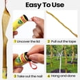 thumbnail image 6 of GJX 16 Rolls Fly Paper Strips,Fly Strips Sticky Fly Trap Indoor Outdoor Hanging Fly Ribbon Tape Paper Flying Insect Trap Gnat Killer Traps for Fruit Flies,Bug,Insect,Pest (Yellow), 6 of 10