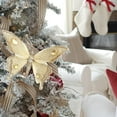 thumbnail image 7 of LEFTHIGH Home 1Pcs Christmas Decoration Sparkling Butterflies Accessories with Clips Christmas Flowers/Wedding/Festival Scene Decoration Props Christmas Decoration Fall Decor, 7 of 7