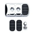 thumbnail image 4 of Krator Chrome Brake Pedal Pad Cover Black NonSlip Rubber Compatible with Harley Davidson FLST Models 1986-2014, 4 of 5