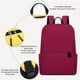 thumbnail image 4 of Mochila de tela Oxford, bolsa para computadora resistente al agua para hombres y mujeres, 4 of 5