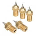 thumbnail image 3 of 3D Printer Brass Nozzle 5Pcs 3D Printer Nozzle Set Brass with Stainless Steel Tips Removable Accessories Size Optional0.4mm, Mechanical Components, 3 of 8