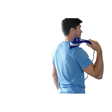 Homedics - Thera-P Handheld Holt & Cold Massager with 9 attachements - Blue