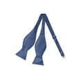 thumbnail image 1 of INSPIRE CHIC Corbatas de moño de color sólido para hombres, autoajustables, para fiestas de boda formales, azul profundo, talla única, 1 of 5